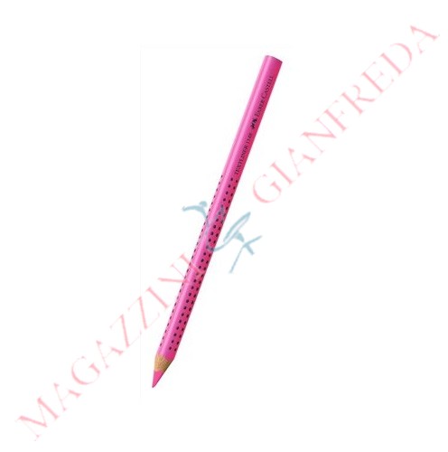 EVIDENZIATORE A MATITA FABER CASTELL JUMBO GRIP NEON FUSTO TRIANGOLARE ROSA