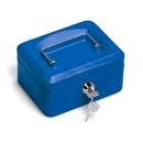 CASSETTA METALLO BLU 15X11X8 CM