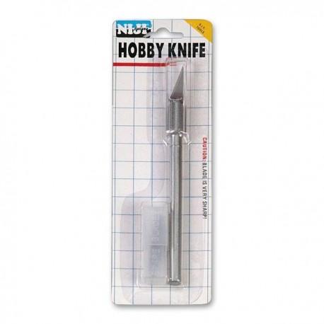 HOBBY KNIFE ART CUTTER (BISTURI)  CON 5 LAME RICAMBIO