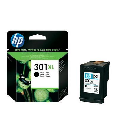 HP n. 301XL CARTUCCIA NERO (8ml)  (430 COPIE)  ORIGINALE