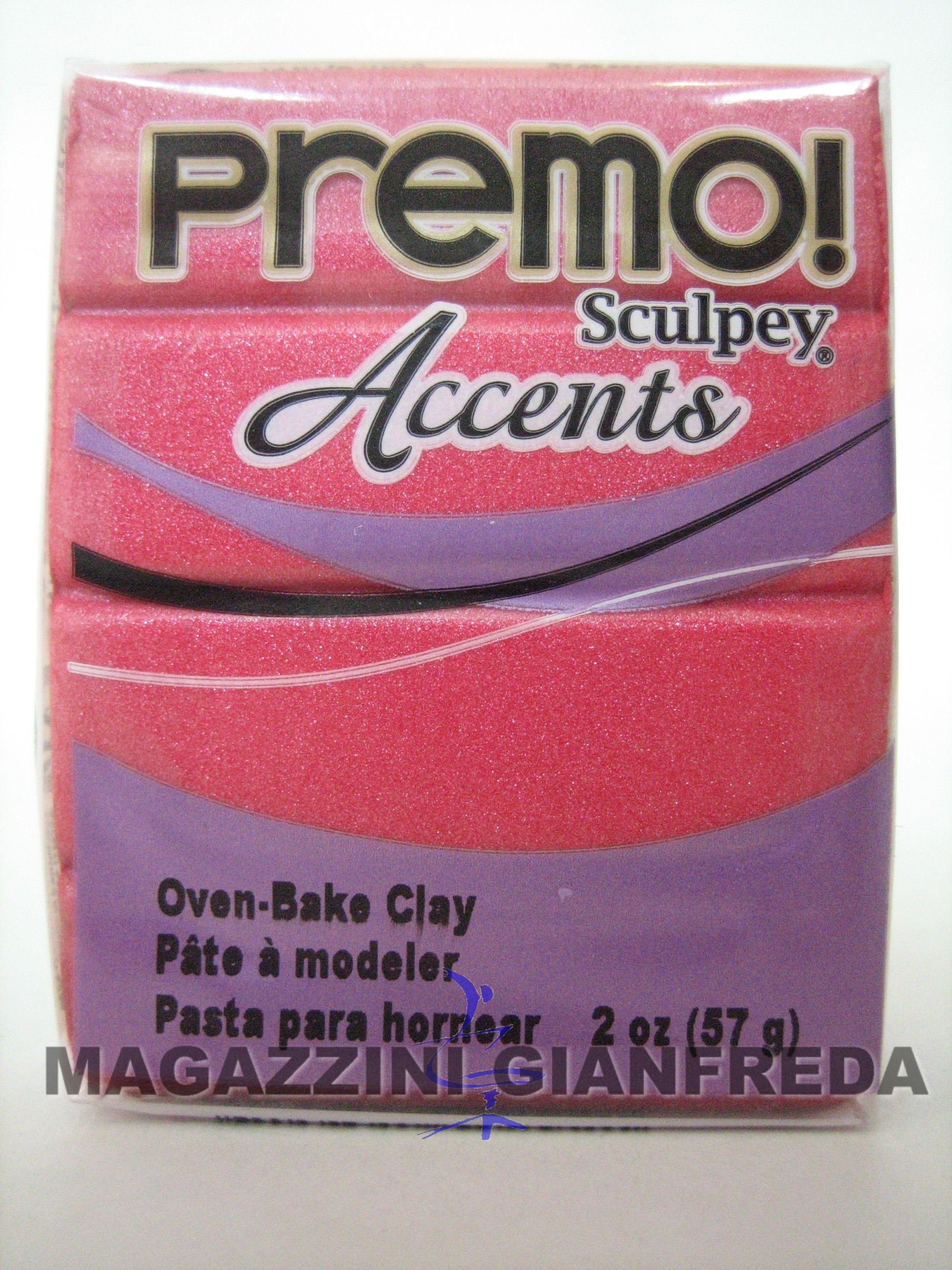 PASTA PREMO 57GR MAGENTA PERLATO