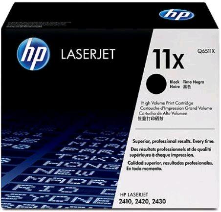 TONER HP NERO Q6511X  LASERJET 2420/2430  12000 PG ORIGINALE