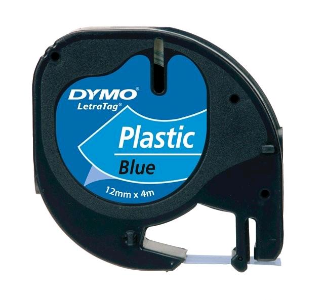 Nastro DYMO LT in plastica  12mmx4mt - Blu