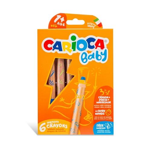 PASTELLONI CARIOCA 3 IN 1 CRAYONS (10 PZ) 