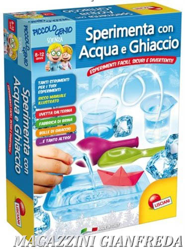 LABORATORIO SCIENTIFICO PER BAMBINI - I'M A GENIUS" ESPERIMENTI CON ACQUA E GHIACCIO"