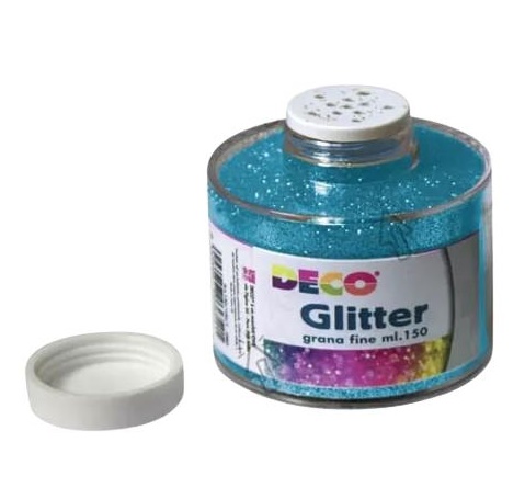 PORPORINA GLITTER FLACONE 150 ML TURCHESE