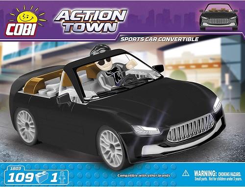 MATTONCINI COBI, LEGO-COMPATIBILI, 109 PZ ACTION TOWN/1803/SPORTS CAR 