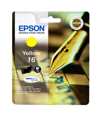 CARTUCCIA EPSON GIALLO INK JET T1624 3.1 ML   ORIGINALE