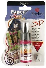 PASTA A RILIEVO PAPER EFFECTS 3D ROSA FUCHSIA FLACONE 29ML