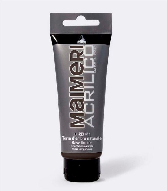 MAIMERI ACRILICO TUBETTO 75 ml. TERRA D'OMBRA NATURALE M0916493