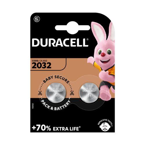 DURACELL BATTERIA  DL2032 LITIO 3V  (2 PEZZI)