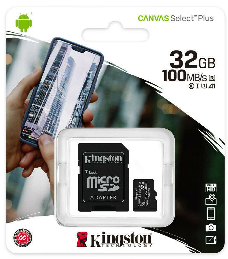 MEMORY CARD MICRO SD SDCS2/32GB + ADATTATORE KINGSTON CLASSE 10