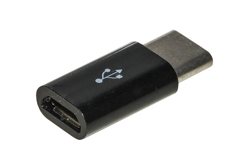 ADATTATORE USB TIPO "C" MASCHIO - MICRO USB "B" FEMMINA