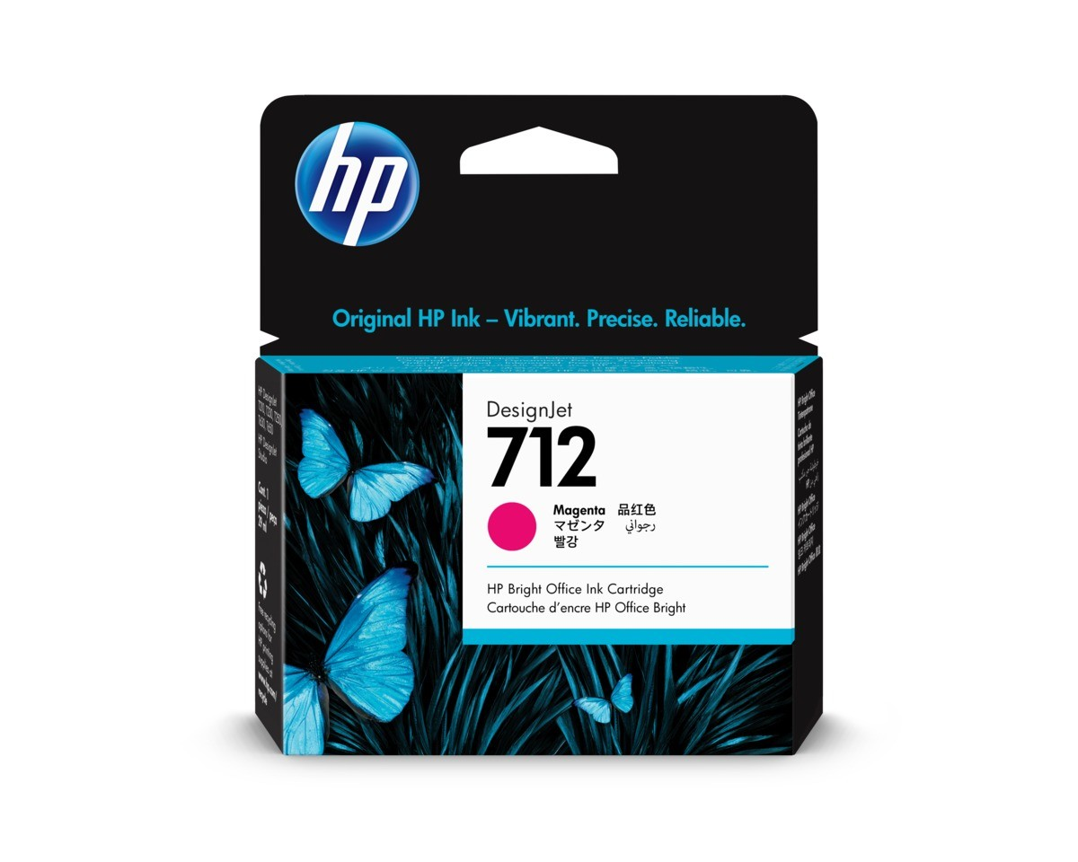 CARTUCCIA HP MAGENTA  N. 712 (29ML) ORIGINALE