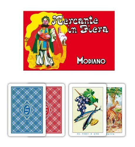 MODIANO CARTE DA GIOCO MERCANTE IN FIERA