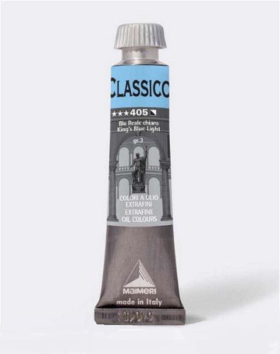 MAIMERI COLORE A OLIO "CLASSICO" IN TUBETTO 20 ml. BLU REALE CHIARO M0302405