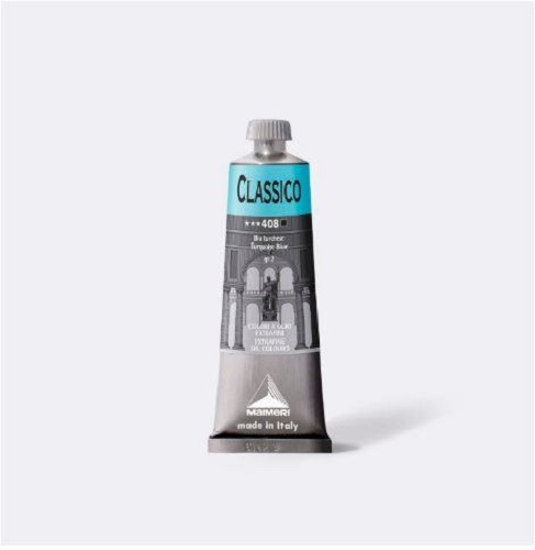 MAIMERI COLORE A OLIO "CLASSICO" IN TUBETTO 60 ml. TURCHESE 408
