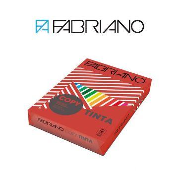 RISMA DI CARTA COPYTINTA ROSSO  A4 FABRIANO 160 GR. 250 FOGLI