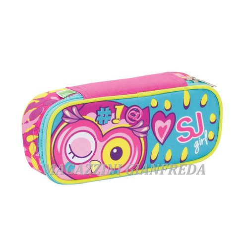 BUSTINA PORTAPENNE ROUND PLUS SJ GANG ANIMALI DA SJ GIRL