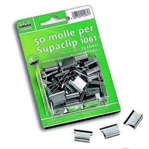 MOLLE COLOR ACCIAIO PER SPARAMOLLE SUPACLIP (50 PZ)