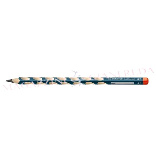 MATITA PER DESTRORSI STABILO EASYGRAPH 322/HB FUSTO COL. PETROLIO