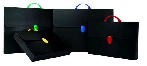 VALIGIA POLIONDA STESA CM. 36,5X56,5X5,5 "EVERY LINE BLACK"