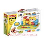 TAVOLETTA QUERCETTI CON FORI CHIODONI E BOTTONI COLORATI PIXEL BABY (30 PZ)