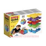 COSTRUZIONI QUERCETTI A GRANDI PIASTRE CON CHIODI IN 4 FORME QUBO' (19 PZ)