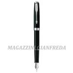PARKER PENNA STILOGRAFICA PUNTA M "SONNET LACQUE BLACK CT"