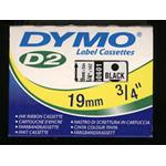 Nastro di scrittura DYMO D2   19 mm x 50 m   NERO SU BIANCO