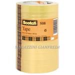 NASTRO ADESIVO TRASPARENTE SCOTCH 508 MM. 15X66 MT. CONF. A TORRE (10 PZ)