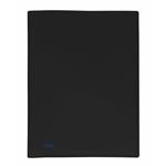 PORTALISTINO A4 - 30 BUSTE LISCE CM. 22X30 NERO
