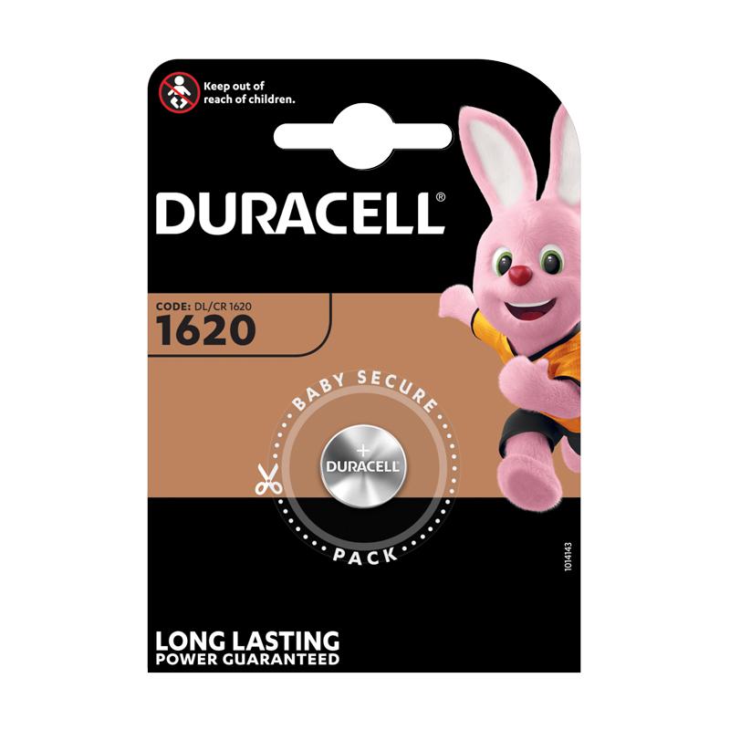 DURACELL BATTERIA  DL1620 LITIO 3V CONFEZIONE  (1pz)