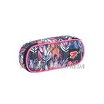 SEVEN QQB BUSTINA PORTAPENNE PENCIL BAG ROUND PLUS SEVEN PLUME