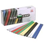 DORSETTI PER RILEGARE FORMATO A4 DORSO 8 MM BLU (50 PZ)