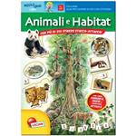 ALBI PER SAPERE DI PIU' CON STICKERS ANIMALI E HABITAT