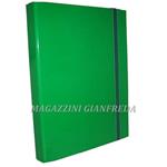 CARTELLA CON ELASTICO DORSO CM 3 VERDE