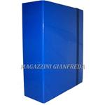 CARTELLA CON ELASTICO DORSO CM 10 BLUE