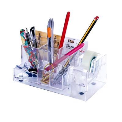 DESK ORGANIZER ABS C/DISPENSER