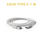 CAVO USB-C 1 MT BIANCO PER ANDROID TIPO C