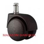 SET 5 RUOTE IN GOMMA PER PARQUET