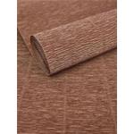CARTA CRESPA CM. 50X250 MT. 40 GR. MARRONE TERRA DI SIENA