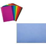 CARTA VELINA CM. 50X76 AZZURRO PERVINCA (24 FG.)