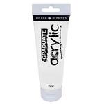 MAIMERI DALER ROWNEY "GRADUATE ACRYLIC" IN TUBETTO 120 ml. BIANCO