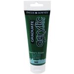 MAIMERI DALER ROWNEY "GRADUATE ACRYLIC" IN TUBETTO 120 ml. VERDE DI HOOKER