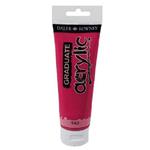 MAIMERI DALER ROWNEY "GRADUATE ACRYLIC" IN TUBETTO 120 ml. ROSSO CREMISI