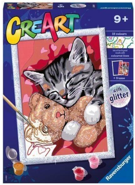 PUZZLE CreArt Serie D - Gattino e il suo orsetto
