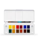 AQUAFINE ACQUERELLI DALER ROWNEY SET ASSORTITO 12 MEZZI GOMET