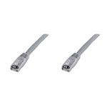 CAVO RETE SCHERMATO F/UTP CAT. 5E -  MT. 1 - COLORE GRIGIO
