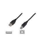 CAVO USB 2.0 CONNETTORI A-B, LUNGHEZZA MT. 1, NERO